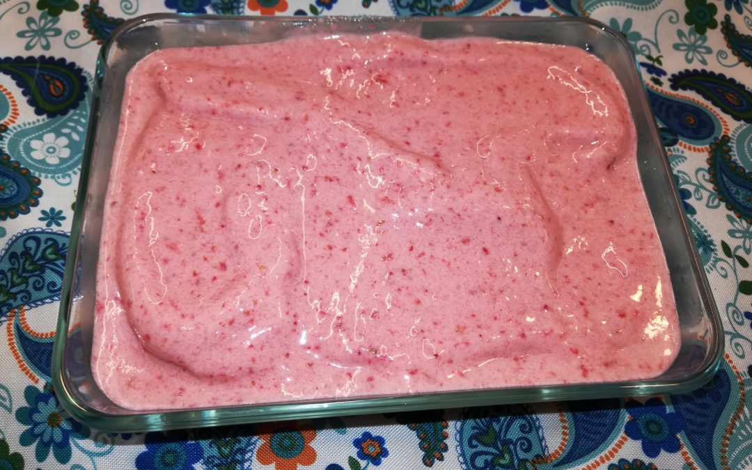 Strawberry Coconut Nice Cream