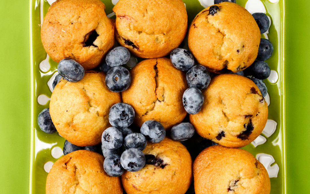 Vegan Blueberry Muffins