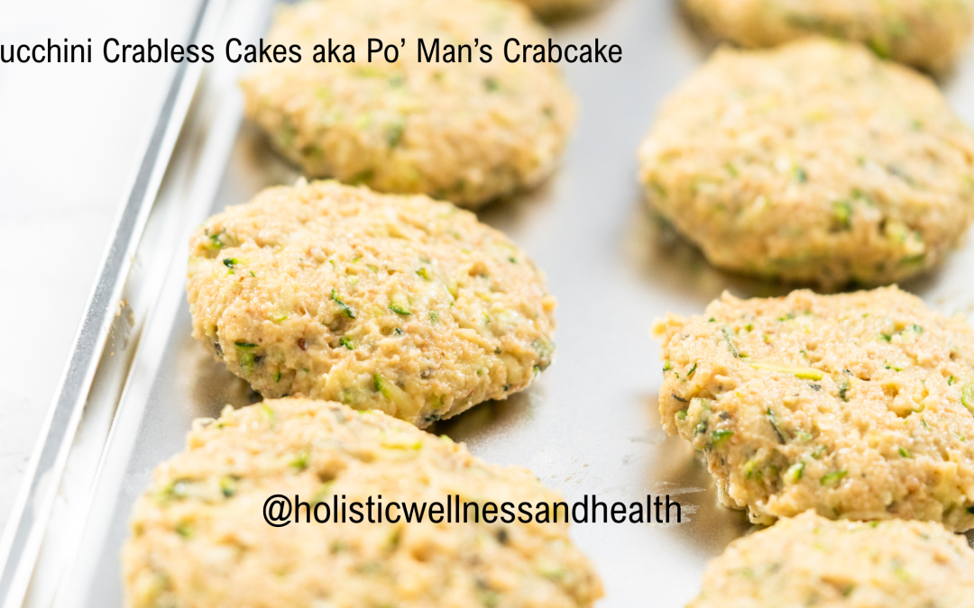 Vegan Crabless Cakes “Maryland Style” w/Zucchini aka Po’ Man’s Crabcake Recipe and Zucchini Benefits